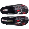 Ανδρικές Χειμερινές Παντόφλες Adam's Slippers "Polo" 624-26631 Μαύρο / Γκρι