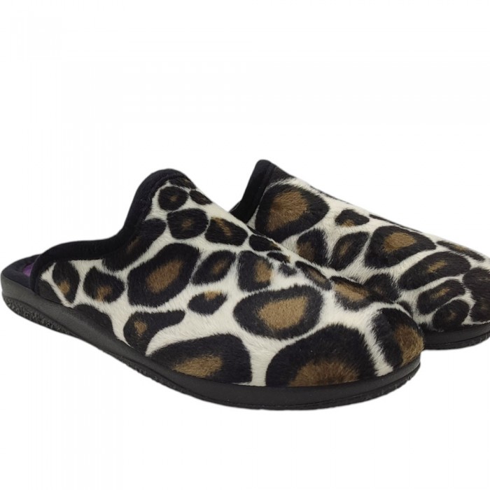 Χειμωνιάτικες Παντόφλες Adam's - Leopard 624-24577 Λεοπάρ