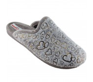 Γυναικείες Παντόφλες Σπιτιού Adam's 624-24574 Γκρι