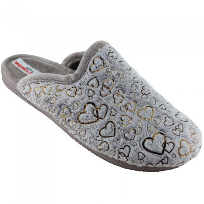 Γυναικείες Παντόφλες Σπιτιού Adam's 624-24574 Γκρι