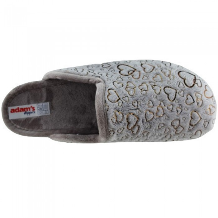 Γυναικείες Παντόφλες Σπιτιού Adam's 624-24574 Γκρι