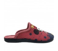 Γυναικείες Χειμωνιάτικες Παντόφλες Minnie Adam's 624-25595 Γκρι/Κόκκινο