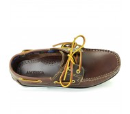 Boat δερμάτινο America 12142 Καφέ