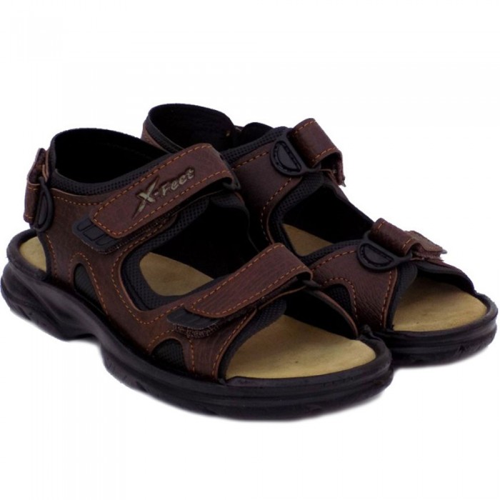 Ανδρικά πέδιλά Bella - X Feet A30 Καφέ Ανδρικά πέδιλά Bella - X Feet A30 Καφέ