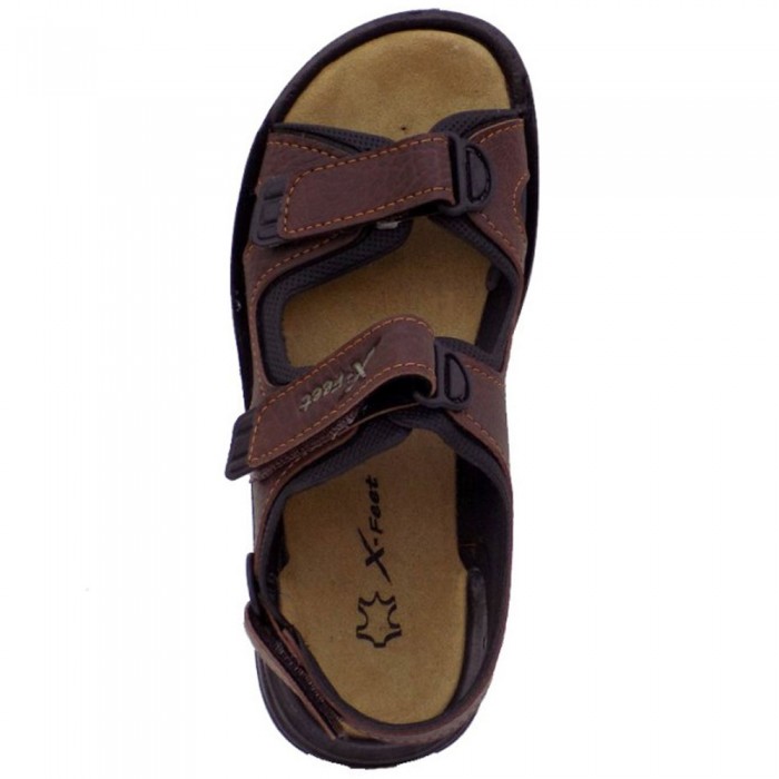 Ανδρικά πέδιλά Bella - X Feet A30 Καφέ Ανδρικά πέδιλά Bella - X Feet A30 Καφέ