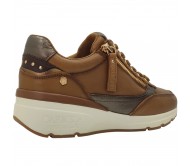 Δερμάτινα Sneakers Carmela 161825 Καφέ