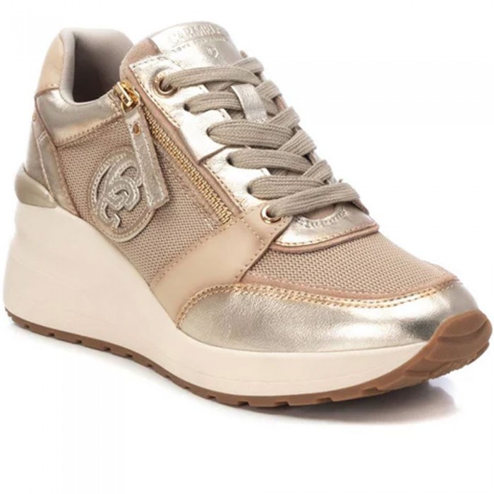 Γυναικεία Sneakers Carmela 161844 Χρυσό/Μπεζ