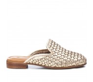 Δερμάτινα Mules Flat Carmela 161273 Χρυσό