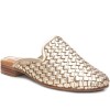 Δερμάτινα Mules Flat Carmela 161273 Χρυσό