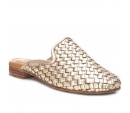 Δερμάτινα Mules Flat Carmela 161273 Χρυσό