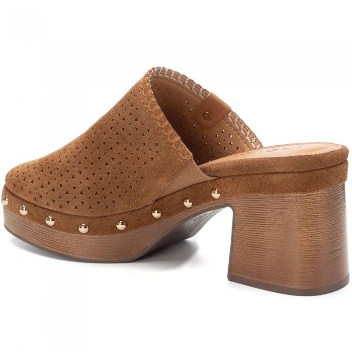 Δερμάτινα Mules Carmela 162220 Κάμελ