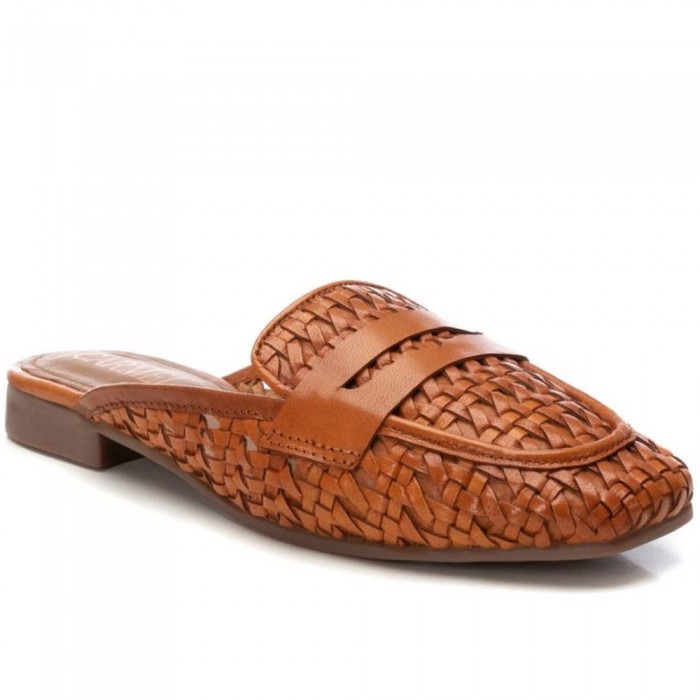 Flat Πλεκτά Mules Carmela 162411 Ταμπά