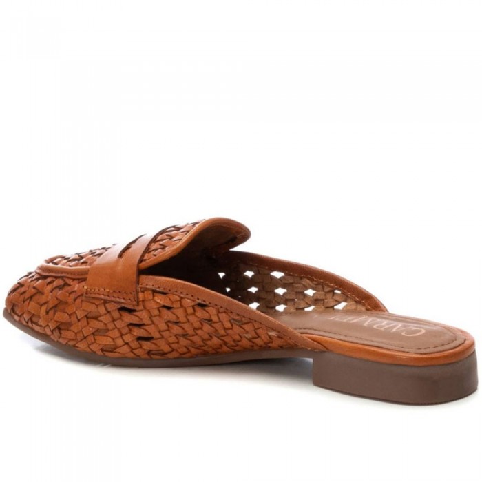 Flat Πλεκτά Mules Carmela 162411 Ταμπά
