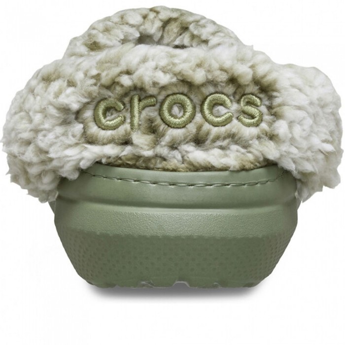 Ανδρική Χειμερινή Παντόφλα Σαμπό Crocs Classic Fleece Lined Clog 211396-3BX Χακί Ανδρική Χειμερινή Παντόφλα Σαμπό Crocs Classic Fleece Lined Clog 211396-3BX Χακί