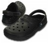 Παντόφλες Crocs - Classic Lined Clog 203591-060 Μαύρο