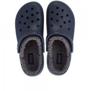 Παντόφλες Crocs - Classic Lined Clog 203591-459 Μπλε