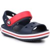 Παιδικό πέδιλο με αυτοκόλλητο Crocs Crocband Sandal Kids 12856-485 Μπλέ Σκούρο