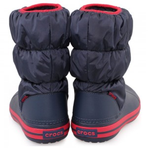 Παιδικό Μποτάκι - Γαλότσα Crocs Winter Puff Boot 14613-485 Μπλε