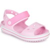 Παιδικό πέδιλο με αυτοκόλλητο Crocs Crocband Sandal Kids 12856-6GD Ροζ