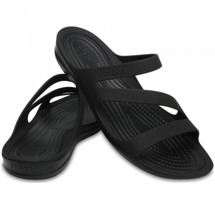 Γυναικεία Crocs - Swiftwater Sandal 203998-060 Μαύρο