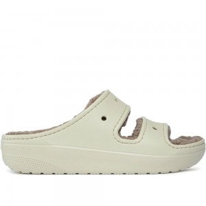 Γυναικείες Crocs Παντόφλες Classic Cozzy Sandal 207446-2YC Μπεζ