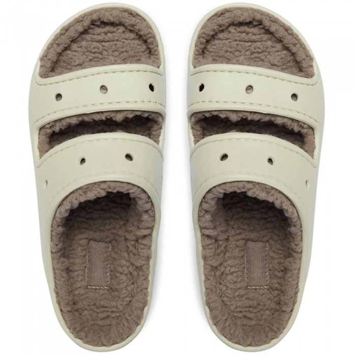 Γυναικείες Crocs Παντόφλες Classic Cozzy Sandal 207446-2YC Μπεζ