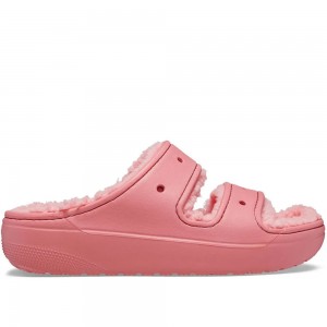 Γυναικείες Crocs Παντόφλες Classic Cozzy Sandal 207446-6XF Κοραλί 