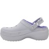 Γούνινα Σαμπό Crocs - Classic Platform Lined Clog 207938-5AF Λιλά