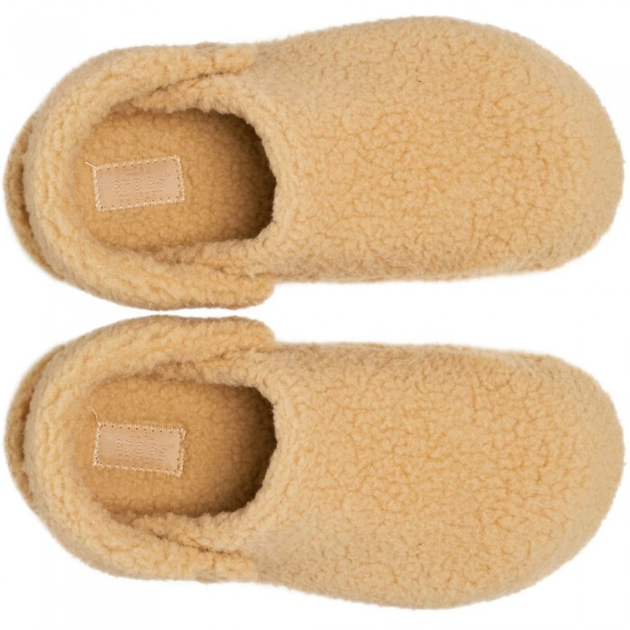 Γούνινες Παντόφλες Σπιτιού Crocs - Classic Cozzzy Slipper 209386-209 Μπεζ