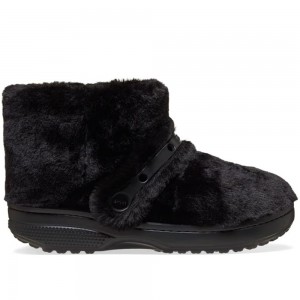 Γυναικεία Μποτάκια Crocs - Classic Unfurgettable Boot 211743-060 Μαύρο