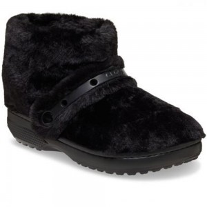 Γυναικεία Μποτάκια Crocs - Classic Unfurgettable Boot 211743-060 Μαύρο
