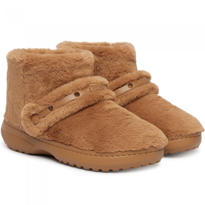 Γυναικεία Μποτάκια Crocs - Classic Unfurgettable Boot 211743-2EY Καφέ Γυναικεία Μποτάκια Crocs - Classic Unfurgettable Boot 211743-2EY Καφέ