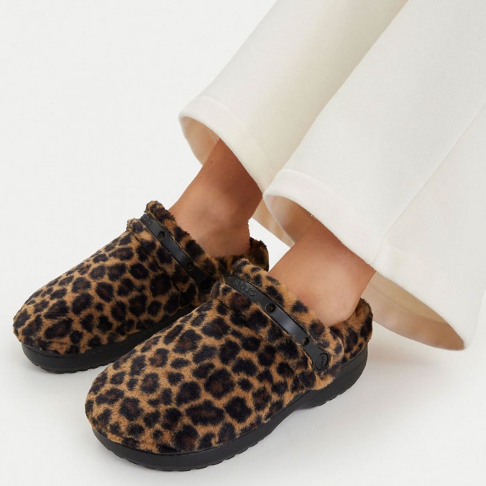 Γυναικείες Παντόφλες Σπιτιού Crocs - Classic Unfurgettable Animal Clog 212002-2LD Sepia/Leopard Γυναικείες Παντόφλες Σπιτιού Crocs - Classic Unfurgettable Animal Clog 212002-2LD Sepia/Leopard