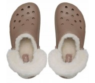 Crocs - Classic Platform Fuzz Lined Clog 212854-2Q9 Latte Crocs - Classic Platform Fuzz Lined Clog 212854-2Q9 Latte
