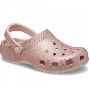Crocs - Classic Glitter Clog 205942-6WV Ροζ