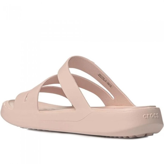 Παντόφλες Crocs - Getaway Strappy 209587-6UR Ροζ