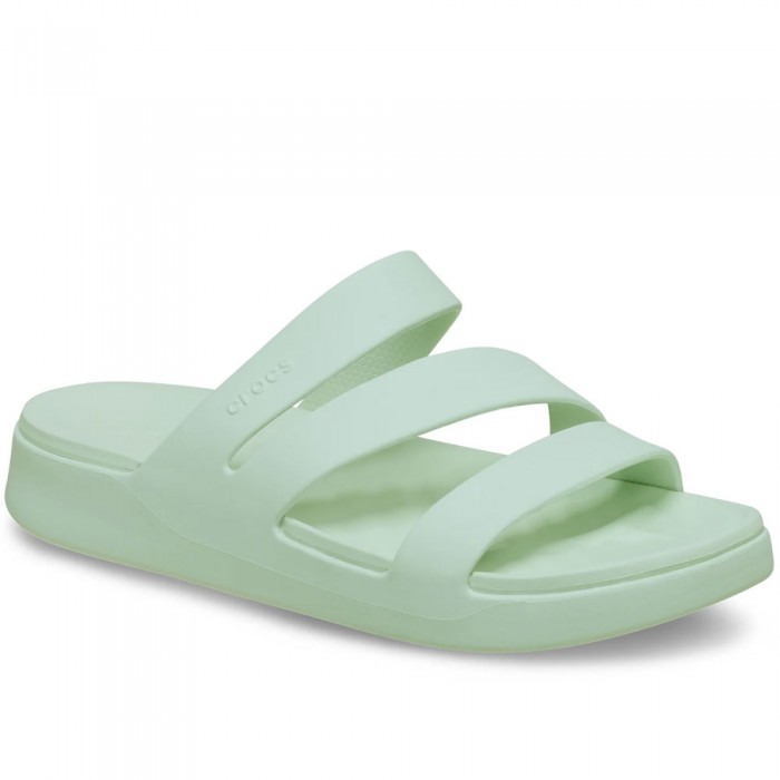 Παντόφλες Crocs - Getaway Strappy 209587-3YF Μέντα