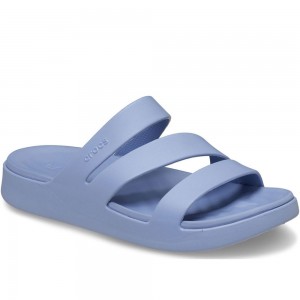 Παντόφλες Crocs - Getaway Strappy 209587-453 Μπλε
