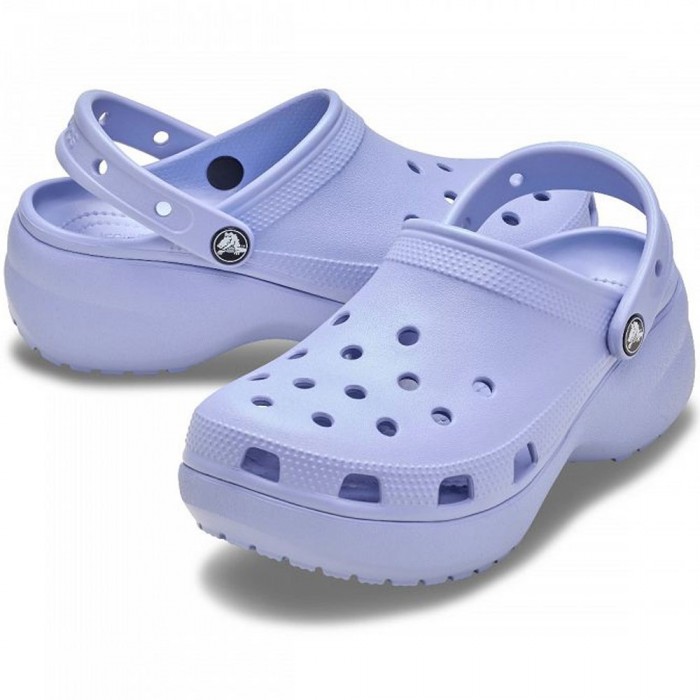 Γυναικείο Σαμπό Πλατφόρμα Crocs - Classic Platform 206750-453 Μπλε