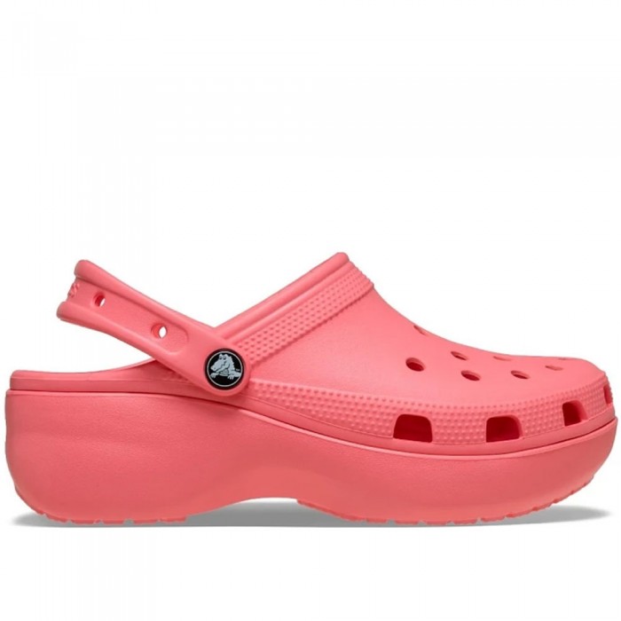 Γυναικείο Σαμπό Πλατφόρμα Crocs - Classic Platform 206750-6UI Κοραλί