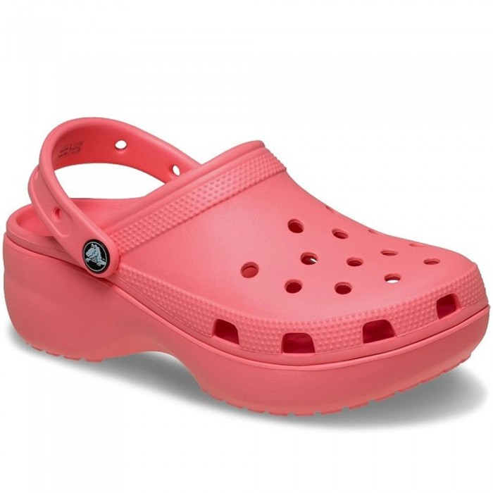 Γυναικείο Σαμπό Πλατφόρμα Crocs - Classic Platform 206750-6UI Κοραλί