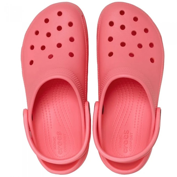 Γυναικείο Σαμπό Πλατφόρμα Crocs - Classic Platform 206750-6UI Κοραλί