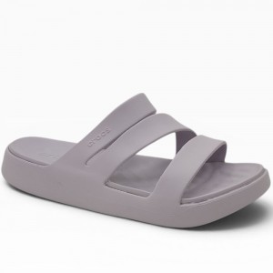 Παντόφλες Crocs - Getaway Strappy 209587-5PS  Γκρι