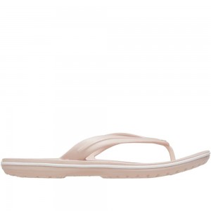 Γυναικείες Σαγιονάρες Crocs - Crocband Flip 11033-6UR Nude