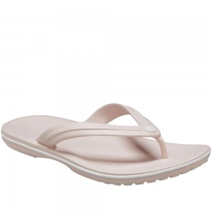 Γυναικείες Σαγιονάρες Crocs - Crocband Flip 11033-6UR Nude