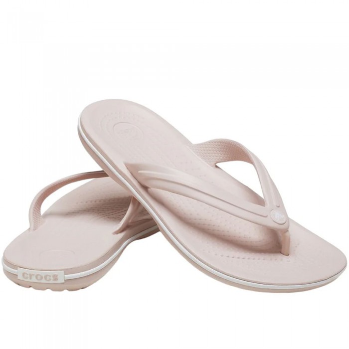 Γυναικείες Σαγιονάρες Crocs - Crocband Flip 11033-6UR Nude