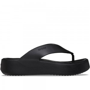 Σαγιονάρες Crocs - Gataway Platform Flip 209410-001 Μαύρο