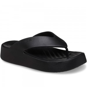 Σαγιονάρες Crocs - Gataway Platform Flip 209410-001 Μαύρο