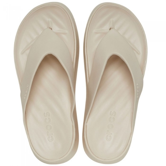 Σαγιονάρες Crocs - Gataway Platform Flip 209410-160 Εκρού
