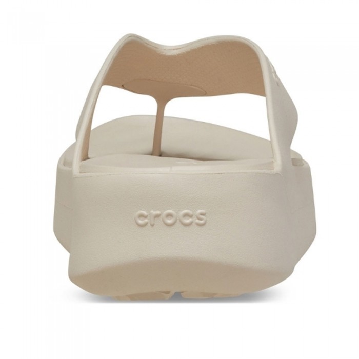 Σαγιονάρες Crocs - Gataway Platform Flip 209410-160 Εκρού